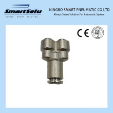 Pw Brass Metal Y Type Reducer Push in Fittings